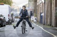 Mayor of London Sadiq Khan at The Bike Project in Deptford, London, UK.