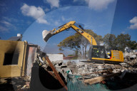Demolition of a Kibbutz house attacked on October 7