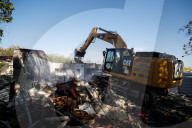 Demolition of a Kibbutz house attacked on October 7