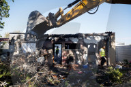 Demolition of a Kibbutz house attacked on October 7