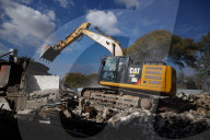 Demolition of a Kibbutz house attacked on October 7