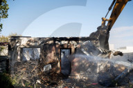 Demolition of a Kibbutz house attacked on October 7