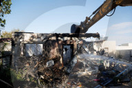 Demolition of a Kibbutz house attacked on October 7