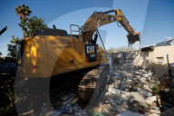 Demolition of a Kibbutz house attacked on October 7