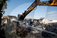Demolition of a Kibbutz house attacked on October 7