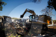 Demolition of a Kibbutz house attacked on October 7