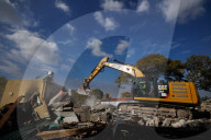 Demolition of a Kibbutz house attacked on October 7