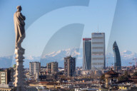 Milano - Skyline dal Duomo
