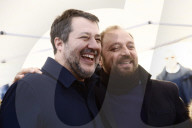 Matteo Salvini a Largo Argentina dopo l&#x2019;assoluzione al processo Open Arms 
Matteo Salvini a Largo Argentina dopo l&#x2019;assoluzione al processo Open Arms 