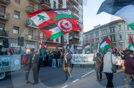 Milano, Manifestazione pro Palestina