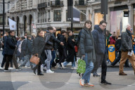 Saturday Before Xmas Shoppers London's West End