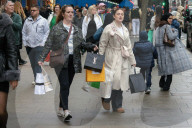 Saturday Before Xmas Shoppers London's West End