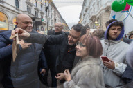 Milano - Matteo Salvini bagno di folla in centro citt&#xe0;
Milano - Matteo Salvini bagno di folla in centro citt&#xe0;