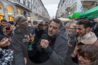 Milano - Matteo Salvini bagno di folla in centro citt&#xe0;
Milano - Matteo Salvini bagno di folla in centro citt&#xe0;