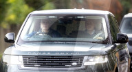 Andrew fährt im Range Rover nach Schloss Windsor
