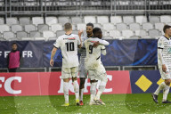 Match de 32ème de finale de la Coupe de France 2024 "Bordeaux - Rennes (1-4)" au stade  Matmut Atlantique