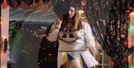 Kim Kardashian bizarre Santa Baby music video