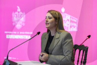 Conferenza Stampa della partenza del Giro d\'Italia 2025 da Tirana in Albania.