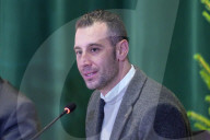 Conferenza Stampa della partenza del Giro d\'Italia 2025 da Tirana in Albania.