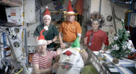 Christmas message from NASA space station crew