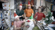 Christmas message from NASA space station crew