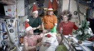 Christmas message from NASA space station crew