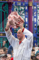 The Smithfield Market Christmas Meat Auction, Charterhouse St, London, Great Britain 
24th December 2024