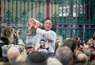 The Smithfield Market Christmas Meat Auction, Charterhouse St, London, Great Britain 
24th December 2024