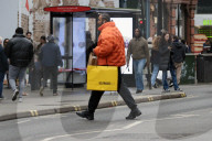 Men Begin Xmas Shopping on Christmas Eve