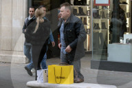Men Begin Xmas Shopping on Christmas Eve