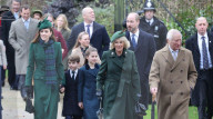 UK Royals at Christmas Day church service