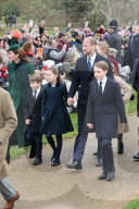 UK Royals at Christmas Day church service