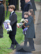 UK Royals at Christmas Day church service