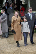 UK Royals at Christmas Day church service