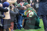 UK Royals at Christmas Day church service