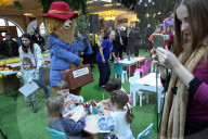 Paddington Bear visits Ukraine