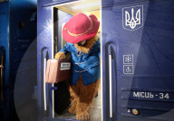 Paddington Bear visits Ukraine