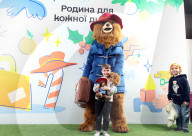Paddington Bear visits Ukraine