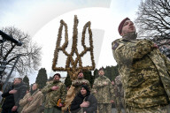 Ukraine’s coat of arms made of didukhs installed in Lviv