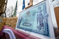 Ukraine’s coat of arms made of didukhs installed in Lviv
