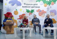 Paddington Bear visits Ukraine