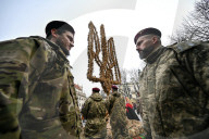Ukraine’s coat of arms made of didukhs installed in Lviv