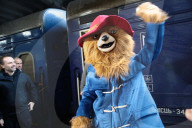 Paddington Bear visits Ukraine