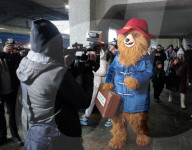 Paddington Bear visits Ukraine