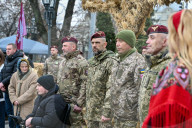 Ukraine’s coat of arms made of didukhs installed in Lviv