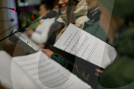 Christmas Mass at Church of St Nicholas in Kyiv