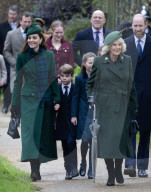 Die britische Königsfamilie beim traditionellen Weihnachtsgottesdienst in Sandringham