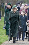 Die britische Königsfamilie beim traditionellen Weihnachtsgottesdienst in Sandringham