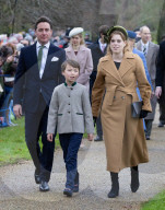 Die britische Königsfamilie beim traditionellen Weihnachtsgottesdienst in Sandringham