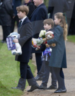 Die britische Königsfamilie beim traditionellen Weihnachtsgottesdienst in Sandringham